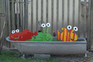 Fische in der Badewanne
